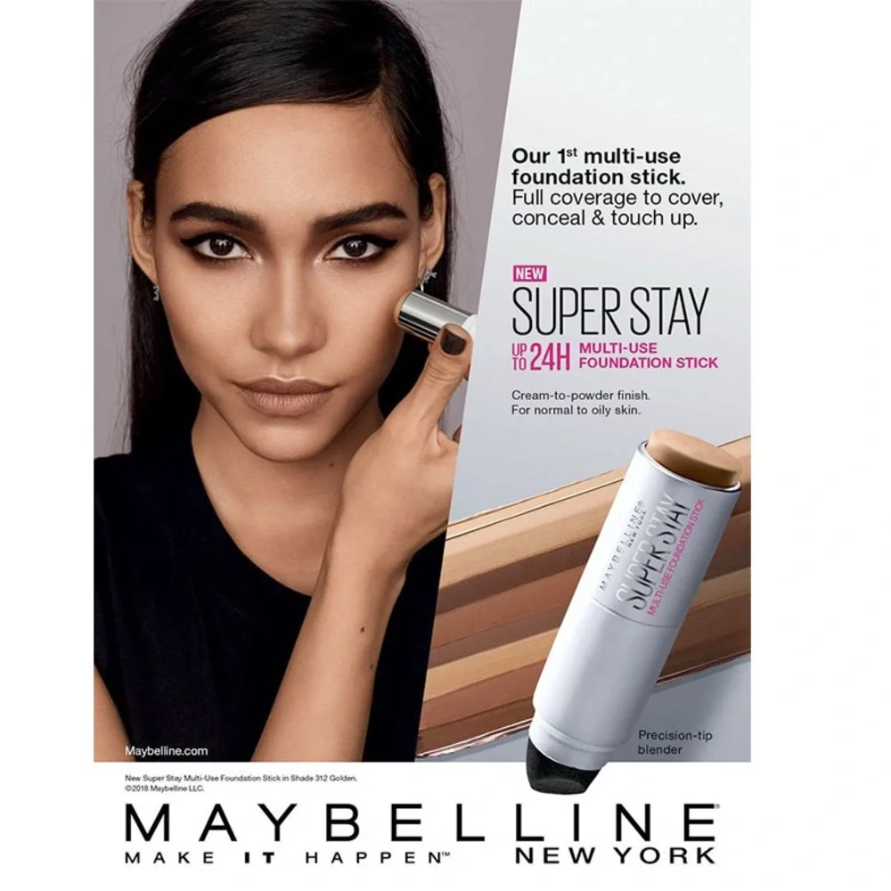 2 pk: Maybelline Superstay Foundation Sticks - Golden 312